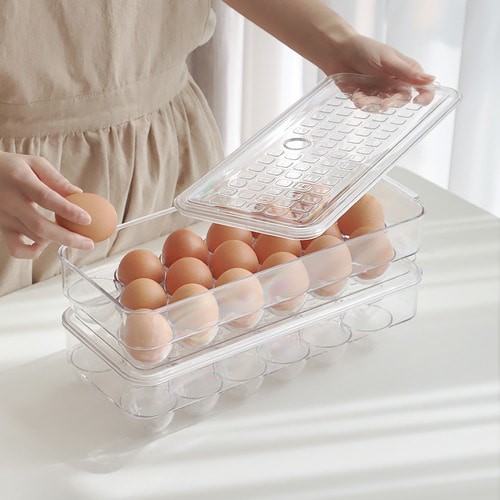매일살림 투명 계란보관함 18구 / 냉장고트레이 에그케이스